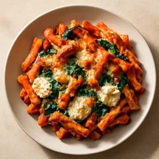 Baked Ziti With Ricotta And Spinach