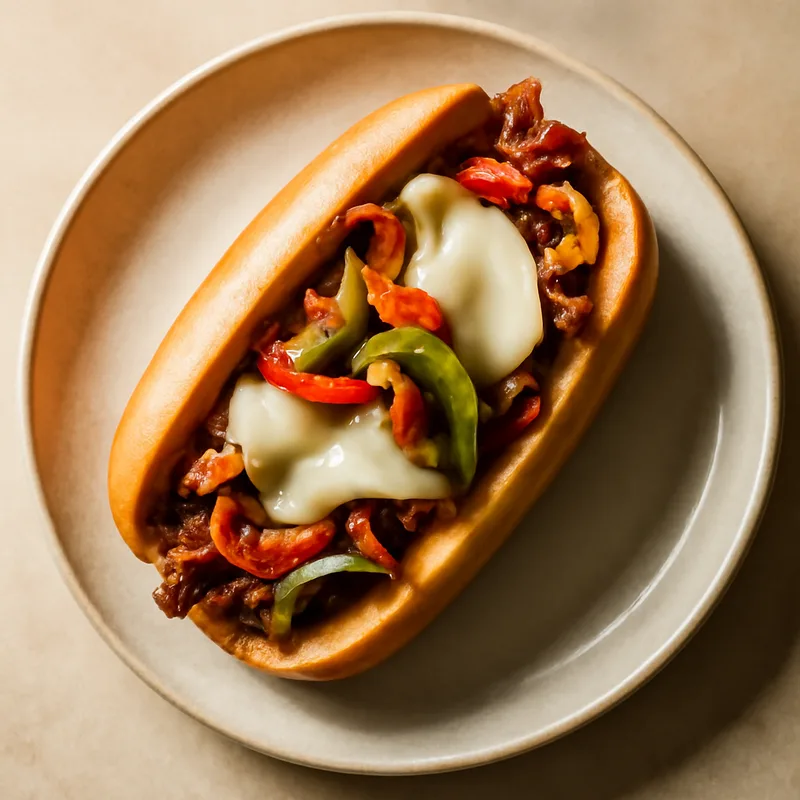 Philly-Style Pepper Steak Hoagies With Provolone