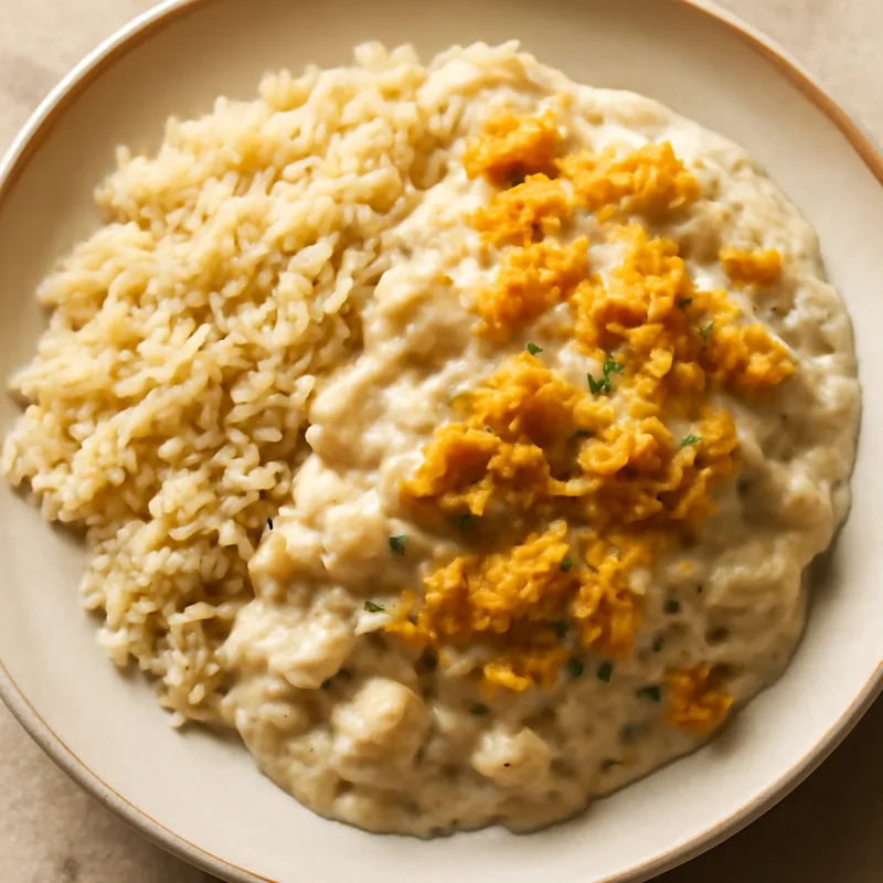 Poppy Seed Chicken Casserole With Buttered Rice