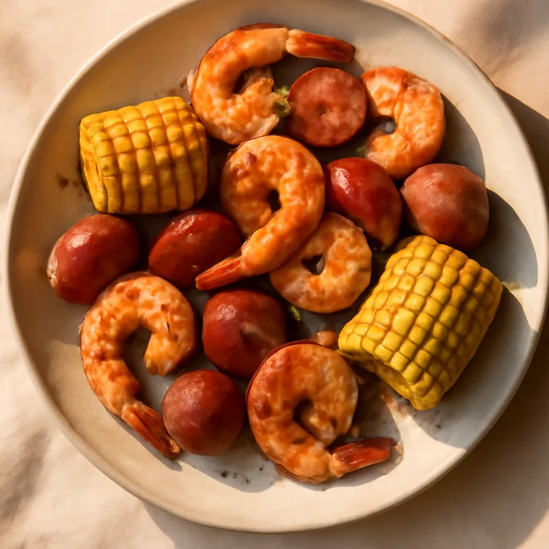 Sheet-Pan Shrimp Boil With Corn And Red Potatoes