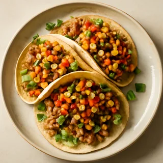Skillet Turkey Tacos With Charred Corn Salsa