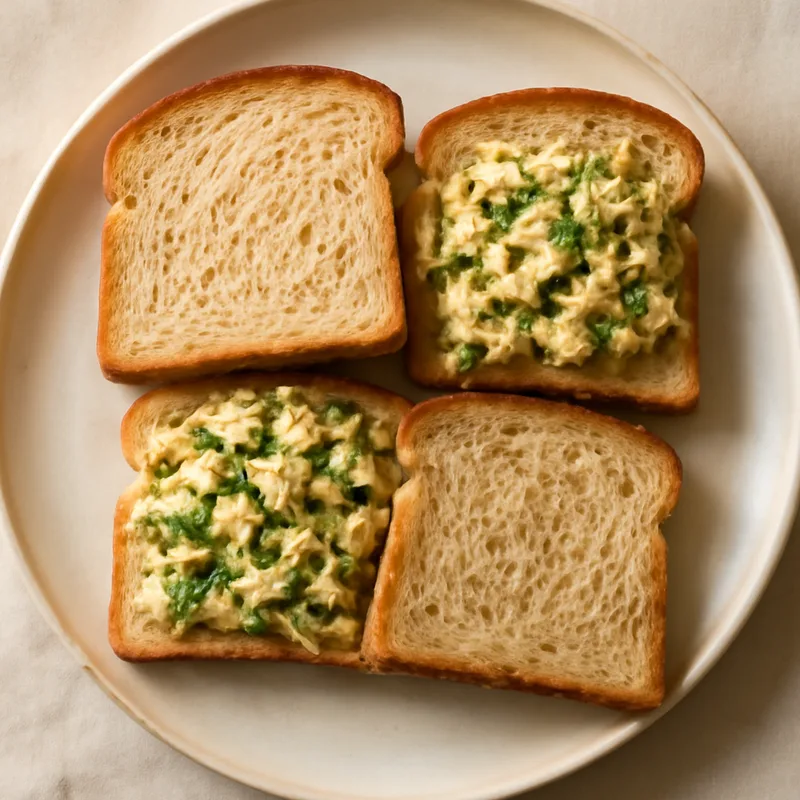Chickpea Salad Sandwiches With Celery And Dill